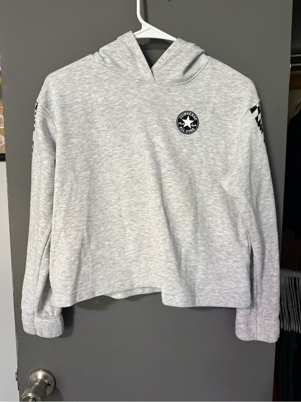 Converse Youth Light Gray All-Star Hooded Sweatshirt